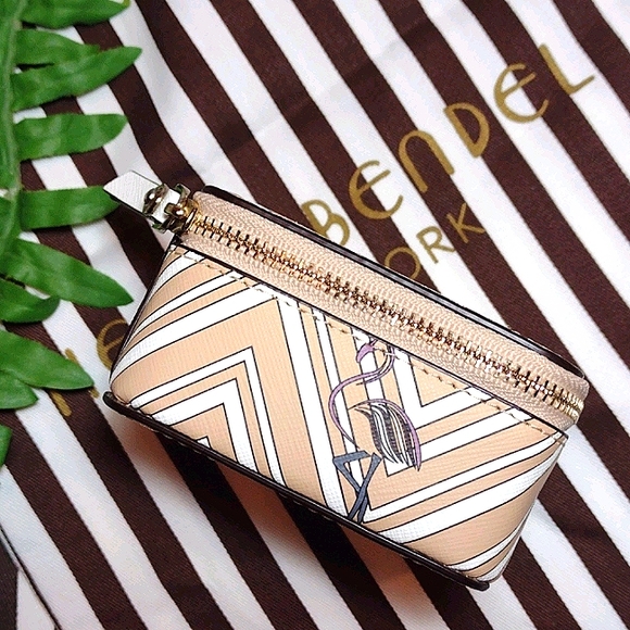 Rare Henri Bendel Flamingo travel jewelry case - Picture 7 of 10